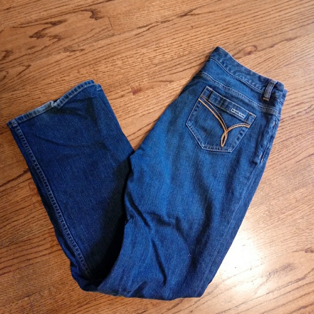 Michael Kors Straight leg blue jeans denim size 10